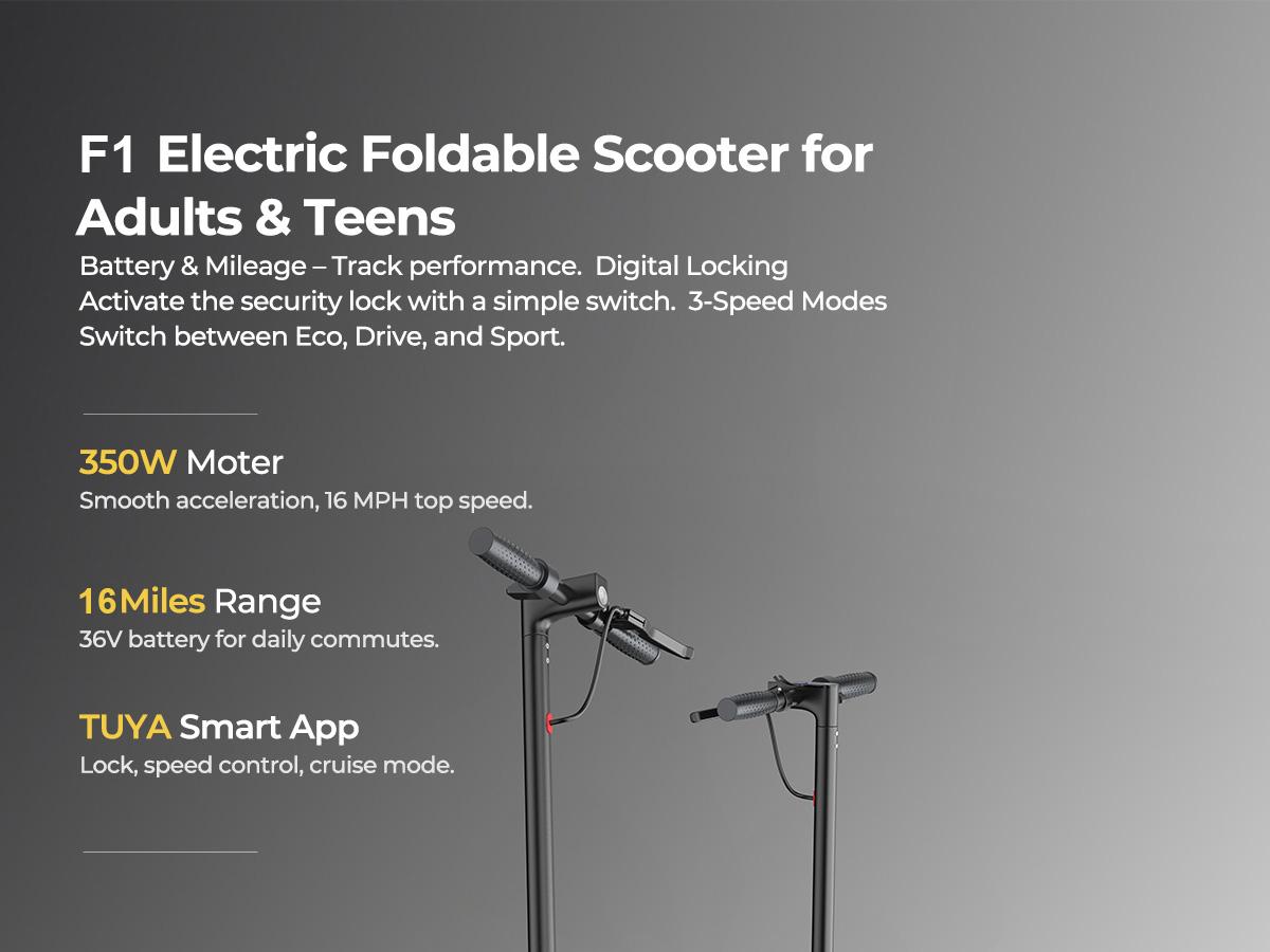A Electric Scooter, Powerful 350W Motor, Up to 12-19Mph & 16 Miles, 8.5" Tires, Folding E-Scooter for Teen and Adults, APP Contral, Foldable Scooter, App Controlled Scooter,summerwins A Electric Scooter, Powerful 350W Motor, Up to 12-19Mph & 16 Miles, 8.5" Tires, Folding E-Scooter for Teen and Adults, APP Contral, Foldable Scooter, App Controlled Scooter,summerwins