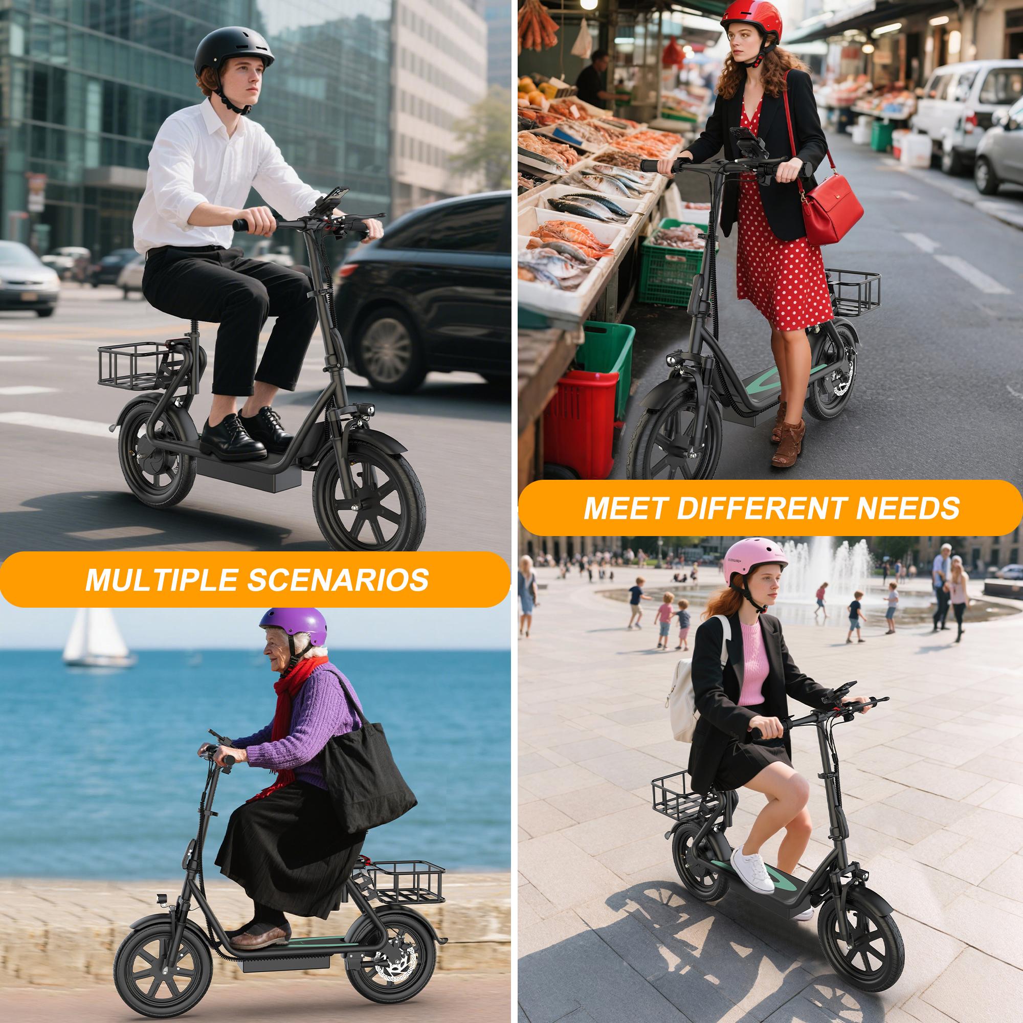 Electric Scooter, 500W Motor, Top Speed 22 MPH, Long Battery Life, 22-28 Miles per Charge, LCD Display, Dual Braking System Commuter Scooter for Adults.SummerWins,Father's Day Gife Electric Scooter, 500W Motor, Top Speed 22 MPH, Long Battery Life, 22-28 Miles per Charge, LCD Display, Dual Braking System Commuter Scooter for Adults.SummerWins,Father's Day Gife