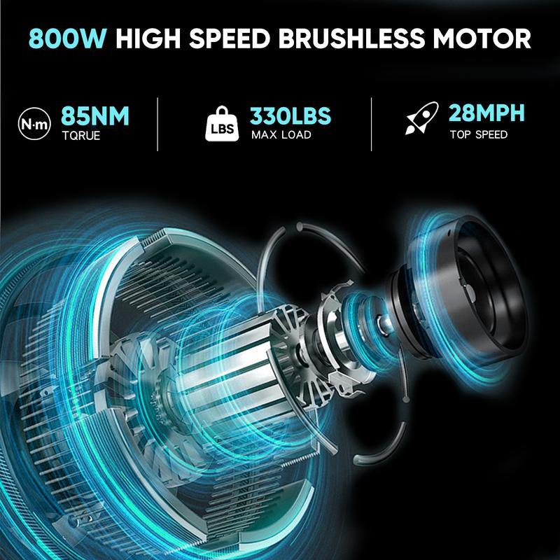 Patinete eléctrico G2/G2Pro para adultos, motor sin escobillas de 800/1000 W*2, neumáticos todoterreno de 10", autonomía de 45/56 km/h, patinete eléctrico plegable para desplazamientos urbanos con pantalla LED, sistema de doble frenado y baterías H.