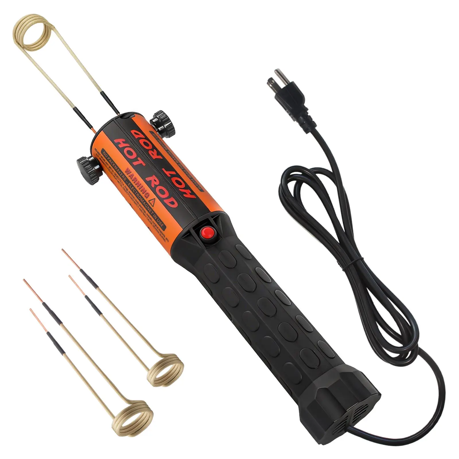 Kit de calentador por inducción de 1200 W: herramientas para automóviles con 3 bobinas para la extracción de pernos oxidados.