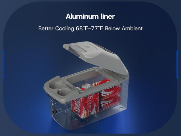 Upstreman 10QT Portable Car Cooler & Warmer Mini Fridge, 12V Adapter, Dual Cooling/Heating, Mini Portable Fridge for Car Trunk, Compact Car Refrigerator with Strap, Multi-Temperature Mini Fridges, Car Accessories for Camping (AR09) Upstreman 10QT Portable Car Cooler & Warmer Mini Fridge, 12V Adapter, Dual Cooling/Heating, Mini Portable Fridge for Car Trunk, Compact Car Refrigerator with Strap, Multi-Temperature Mini Fridges, Car Accessories for Camping (AR09)
