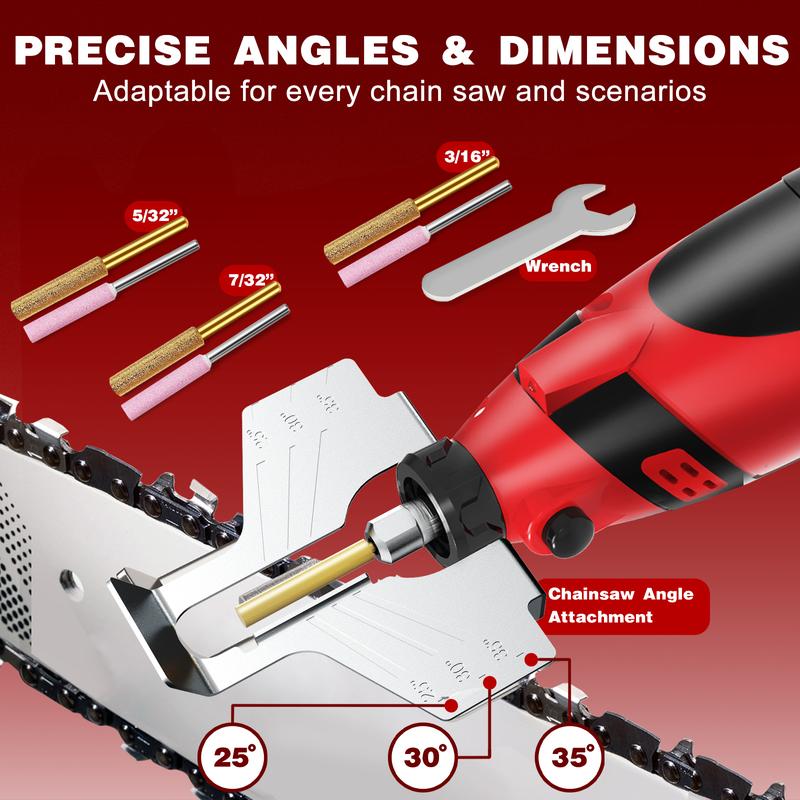 Kit de herramientas rotativas inalámbricas de 12 V con potente motor magnético, 5 velocidades, 18000 RPM, 54 accesorios para lijar, pulir, afilar motosierras, tallar, cortar, manualidades, brocas y para impresoras 3D.