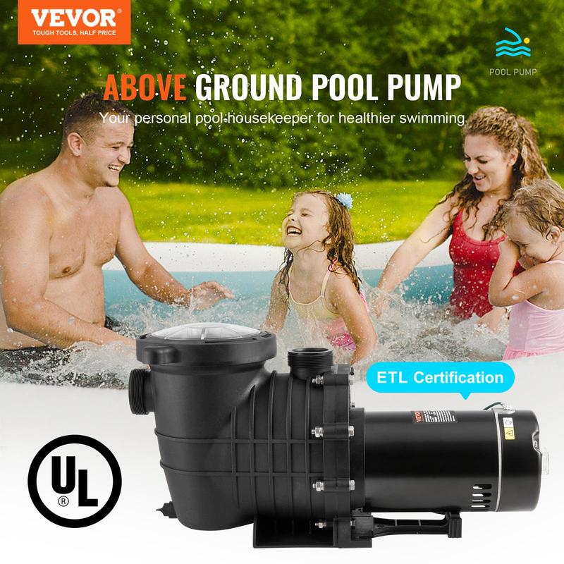 【Summervibes】Bomba para piscinas elevadas, variedad de modelos y especificaciones, cabezal con cesta de filtro para piscinas elevadas, jacuzzis y spas.