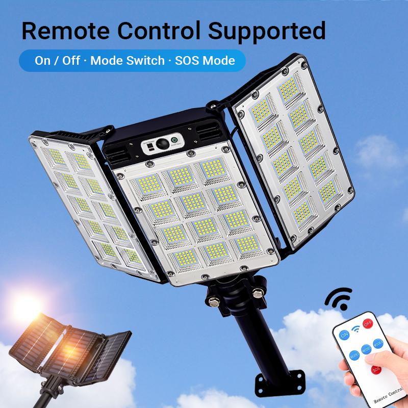 Solar Flood Lights 800 LEDs Motion Sensor Remote Control IP65 Waterproof 3 Brightness Modes Super Bright Outdoor Security Lights Solar Flood Lights 800 LEDs Motion Sensor Remote Control IP65 Waterproof 3 Brightness Modes Super Bright Outdoor Security Lights