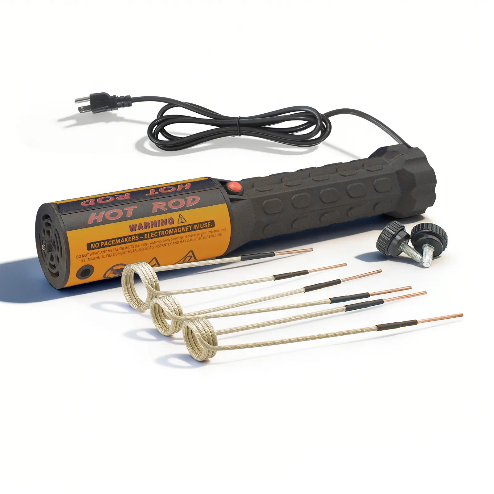 Kit de calentador por inducción de 1200 W: herramientas para automóviles con 3 bobinas para la extracción de pernos oxidados.