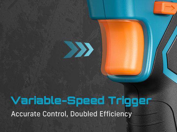 SEESII Upgraded Electric Impact Wrench Detachable Handle - 1180 Ft-lbs (1600 N&middot;m) 1/2" High-Torque, 21V Cordless + 2x 4.0Ah Batteries | for Car/Truck/Mower/Industrial Tasks,WH12 Ultra Pro