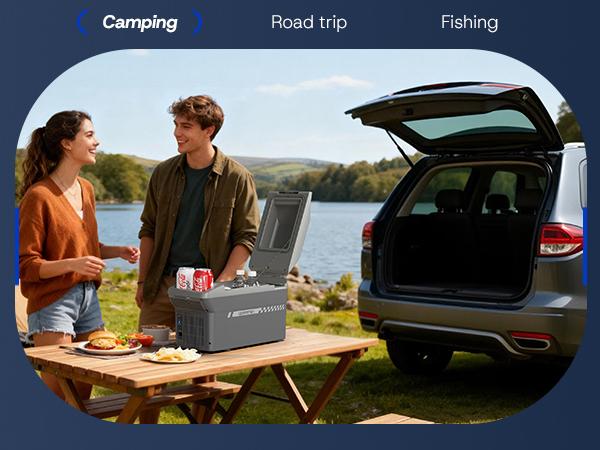 Upstreman 10QT Portable Car Cooler & Warmer Mini Fridge, 12V Adapter, Dual Cooling/Heating, Mini Portable Fridge for Car Trunk, Compact Car Refrigerator with Strap, Multi-Temperature Mini Fridges, Car Accessories for Camping (AR09) Upstreman 10QT Portable Car Cooler & Warmer Mini Fridge, 12V Adapter, Dual Cooling/Heating, Mini Portable Fridge for Car Trunk, Compact Car Refrigerator with Strap, Multi-Temperature Mini Fridges, Car Accessories for Camping (AR09)