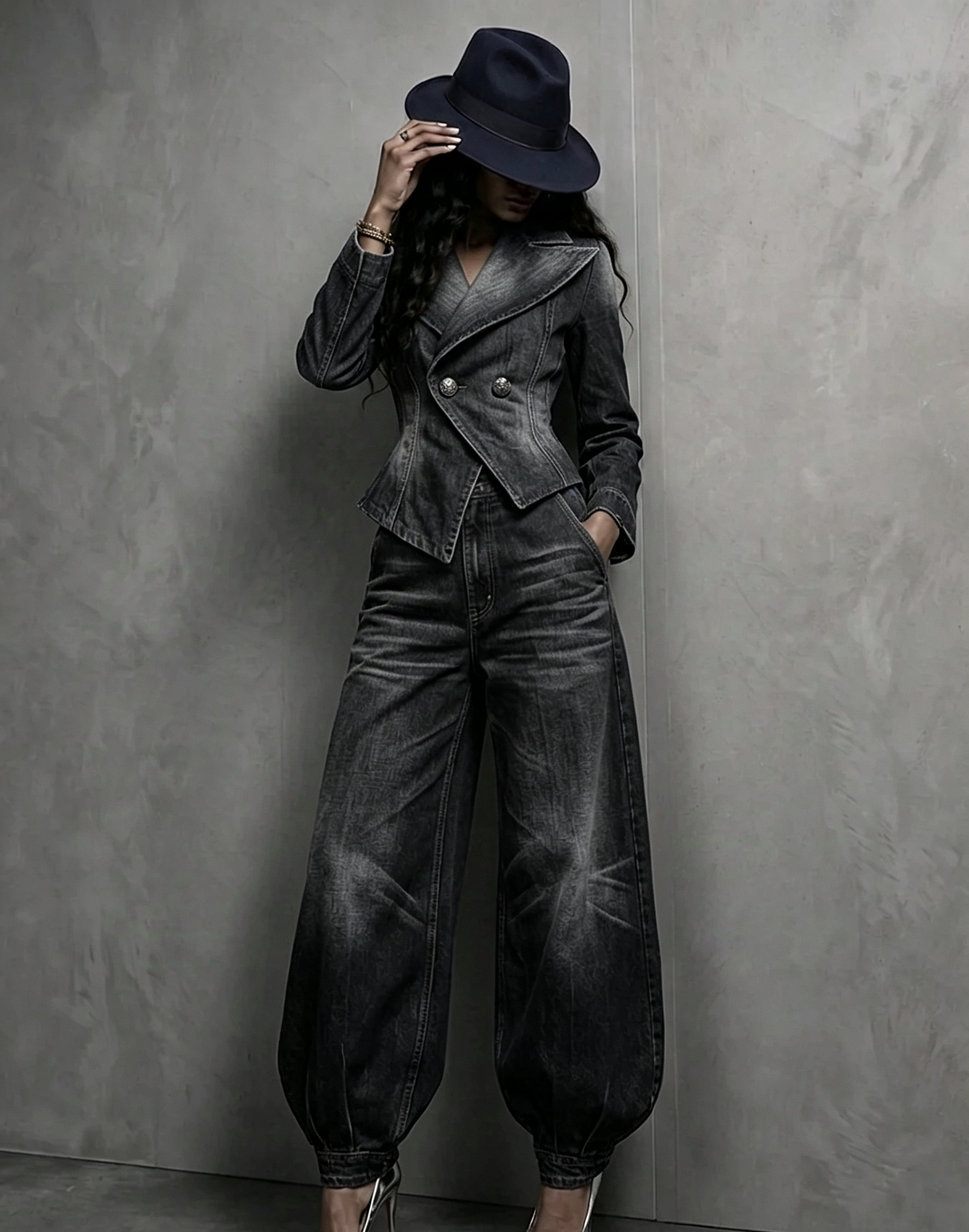 🤲LAST DAY SAVE 49%🔥 Figure-Flattering Denim 2-Piece Set