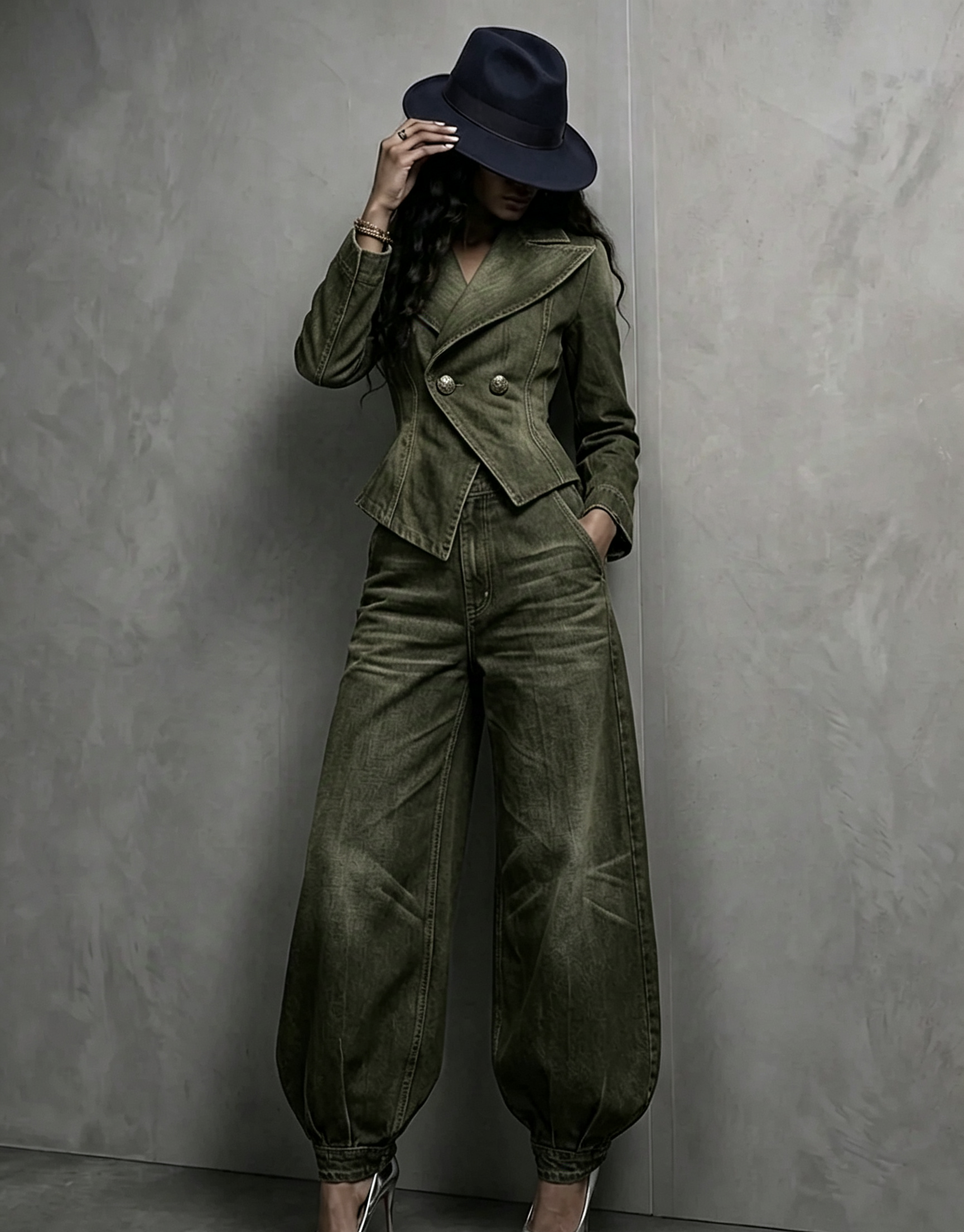 🤲LAST DAY SAVE 49%🔥 Figure-Flattering Denim 2-Piece Set