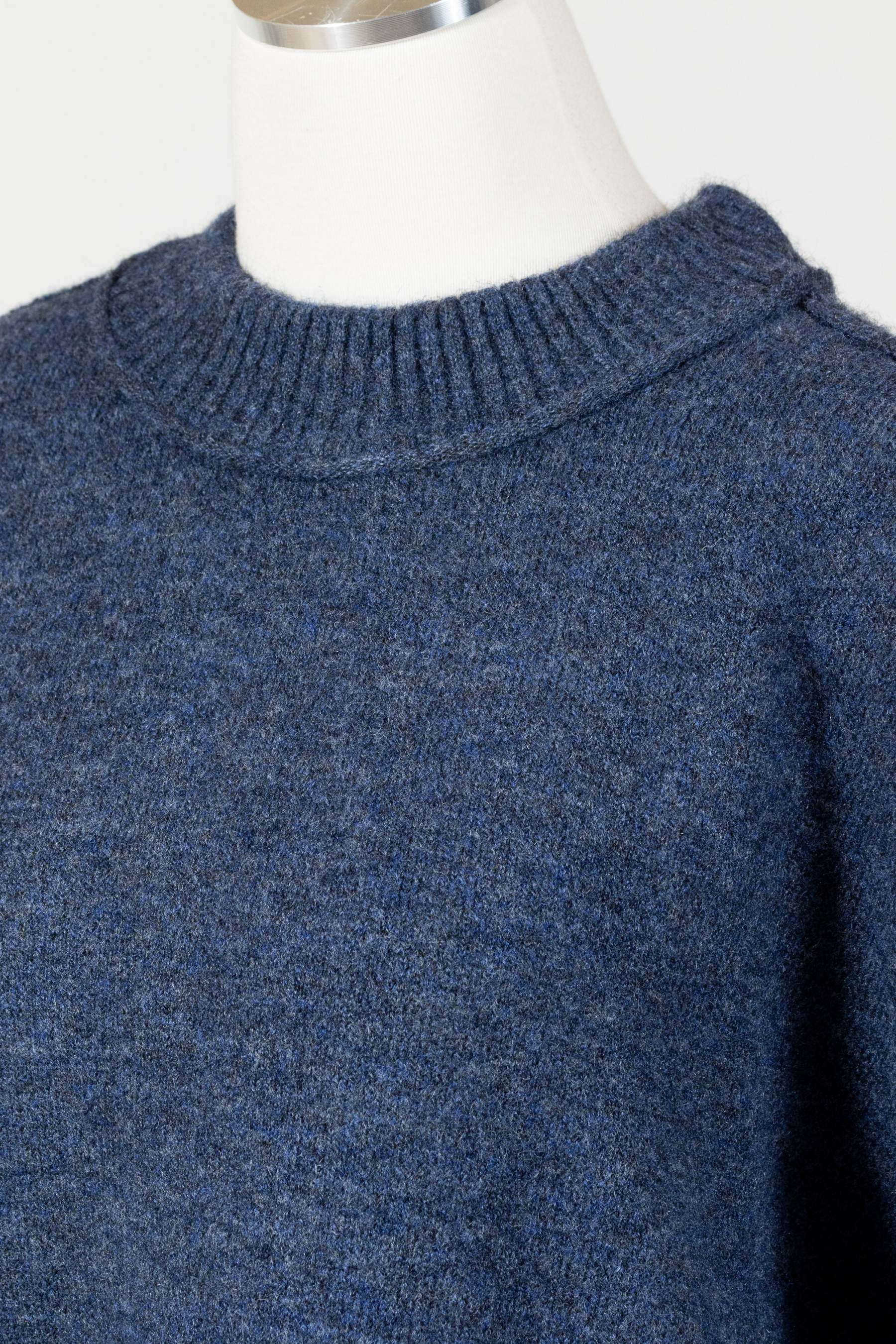 Elbow Sleeve Crewneck Sweater