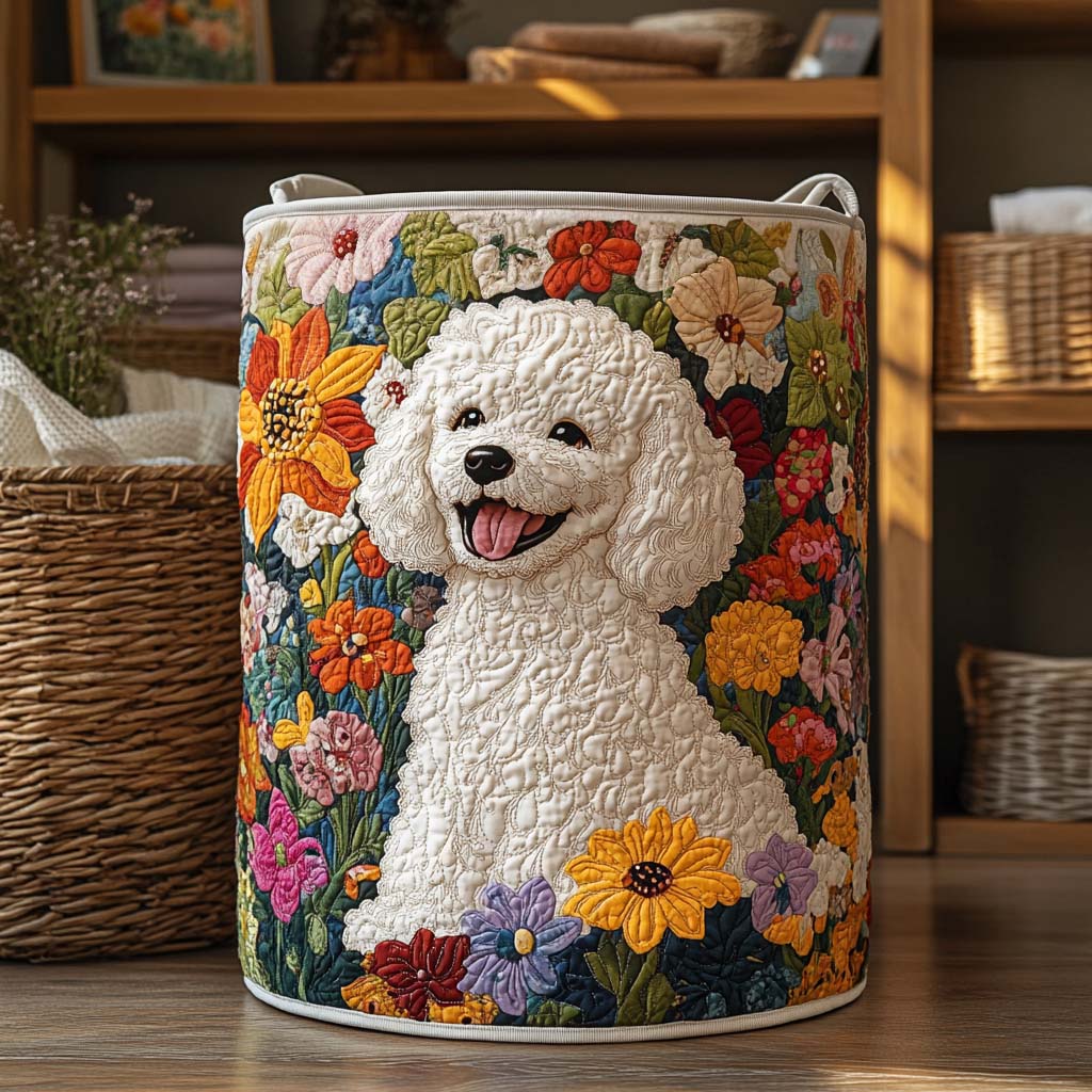 Bloomfield Joy Quilted Laundry Basket NCU0NXD663