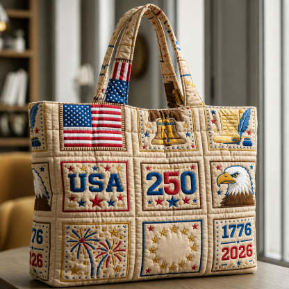 USA 250 Year Quilted Tote Bag GFTOHNL62