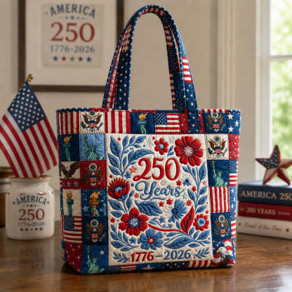 250 Year Americana Quilted Tote Bag GFTOHNL65