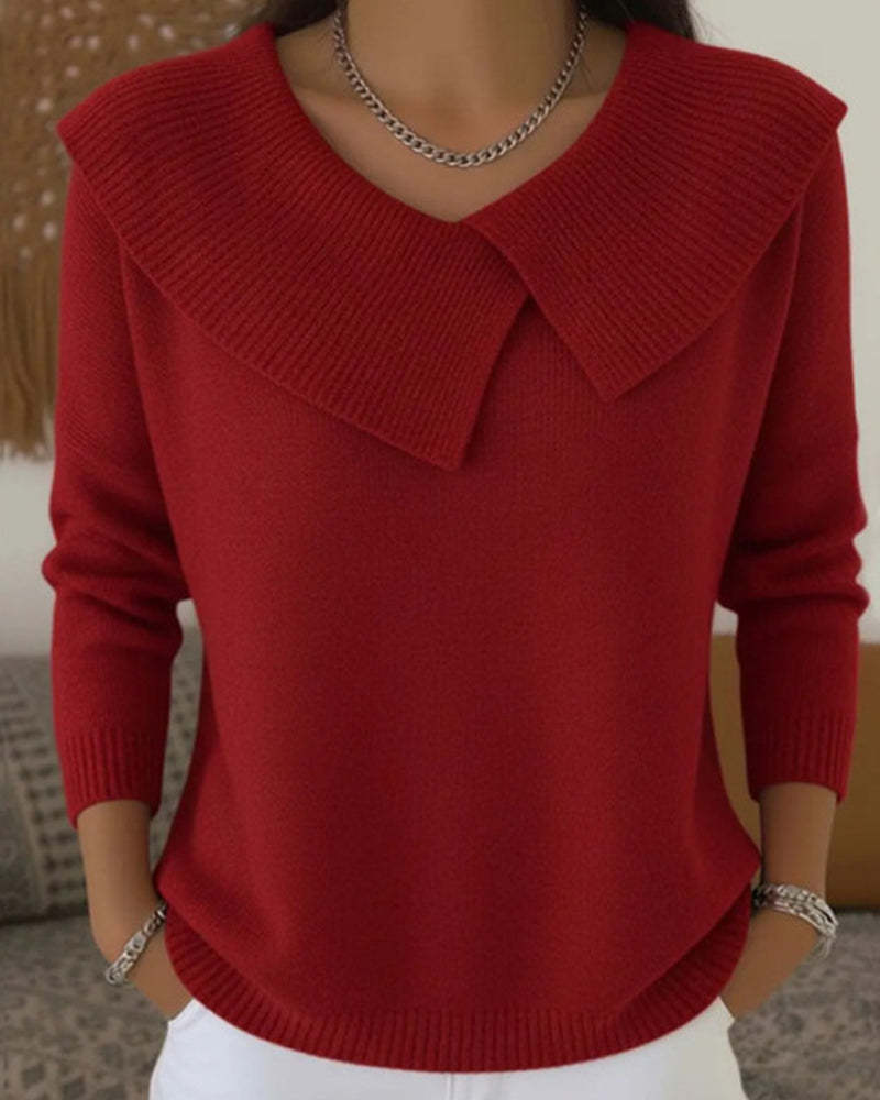 Effortless Comfort Ribbed Knit Sweater