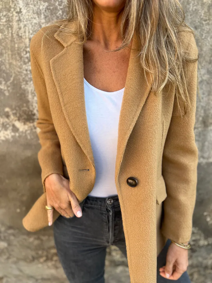 🔥NEW IN- 48% OFF- Women's Cotton Lapel Long Sleeve Casual Jacket