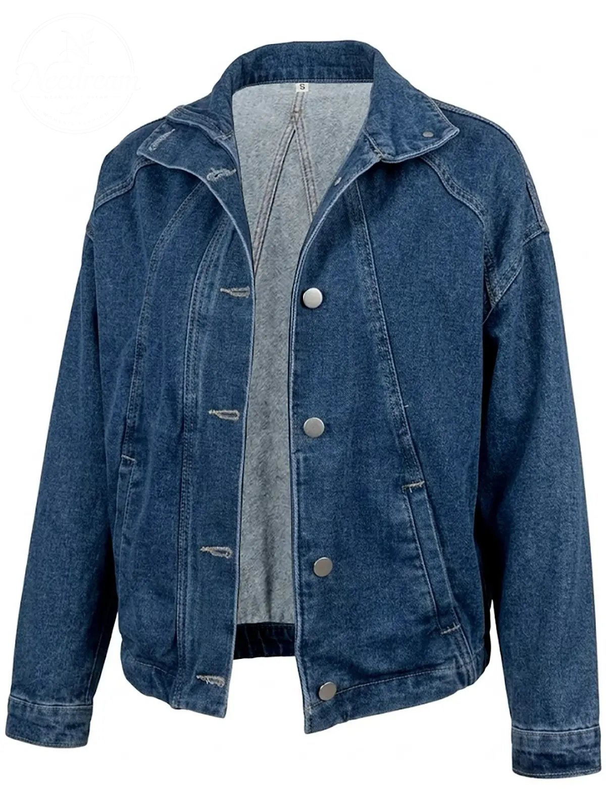 Women's Collared Denim Jacket