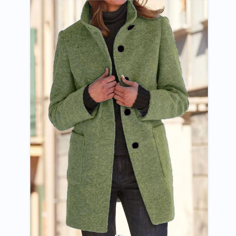 🔥Hot Sale🔥 Casual Vintage Oversized Lapel Button Long Coat