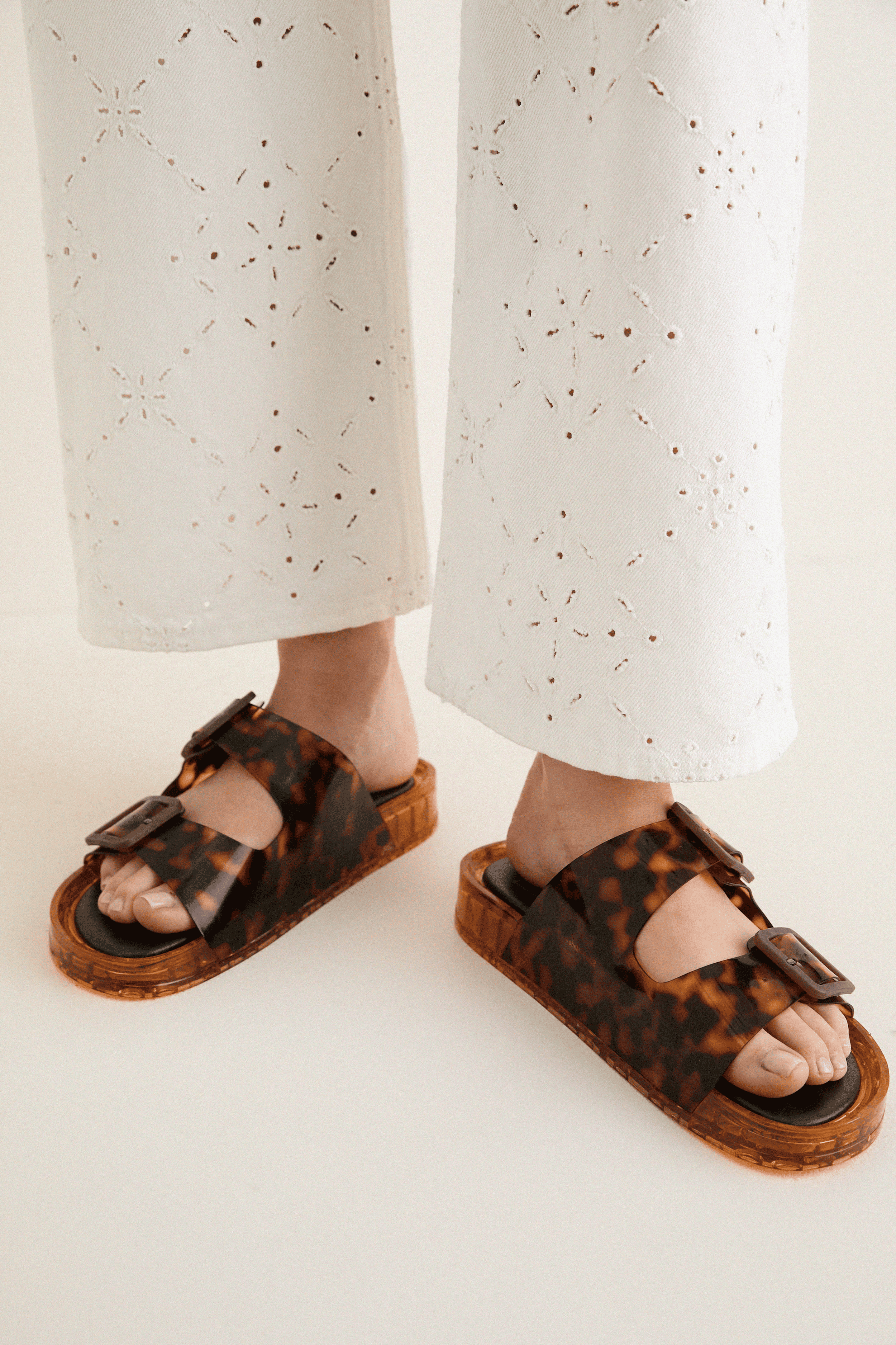 Women's Comfort Double-Band Jelly Sandals
