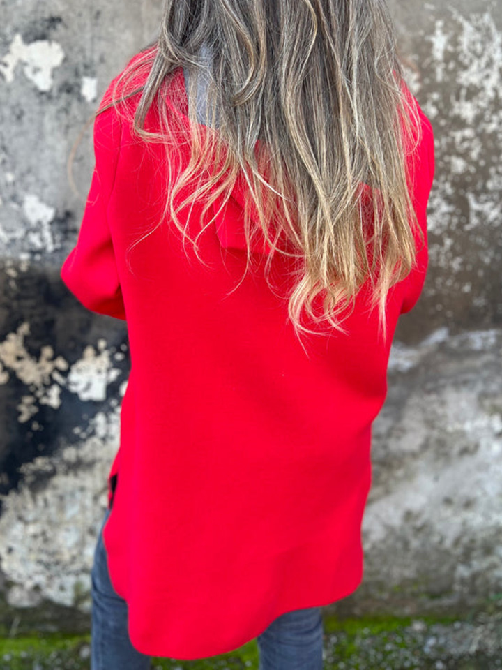 CLEARANCE SALE🔥 Round Neck Zipper Long Sleeve Casual Jacket