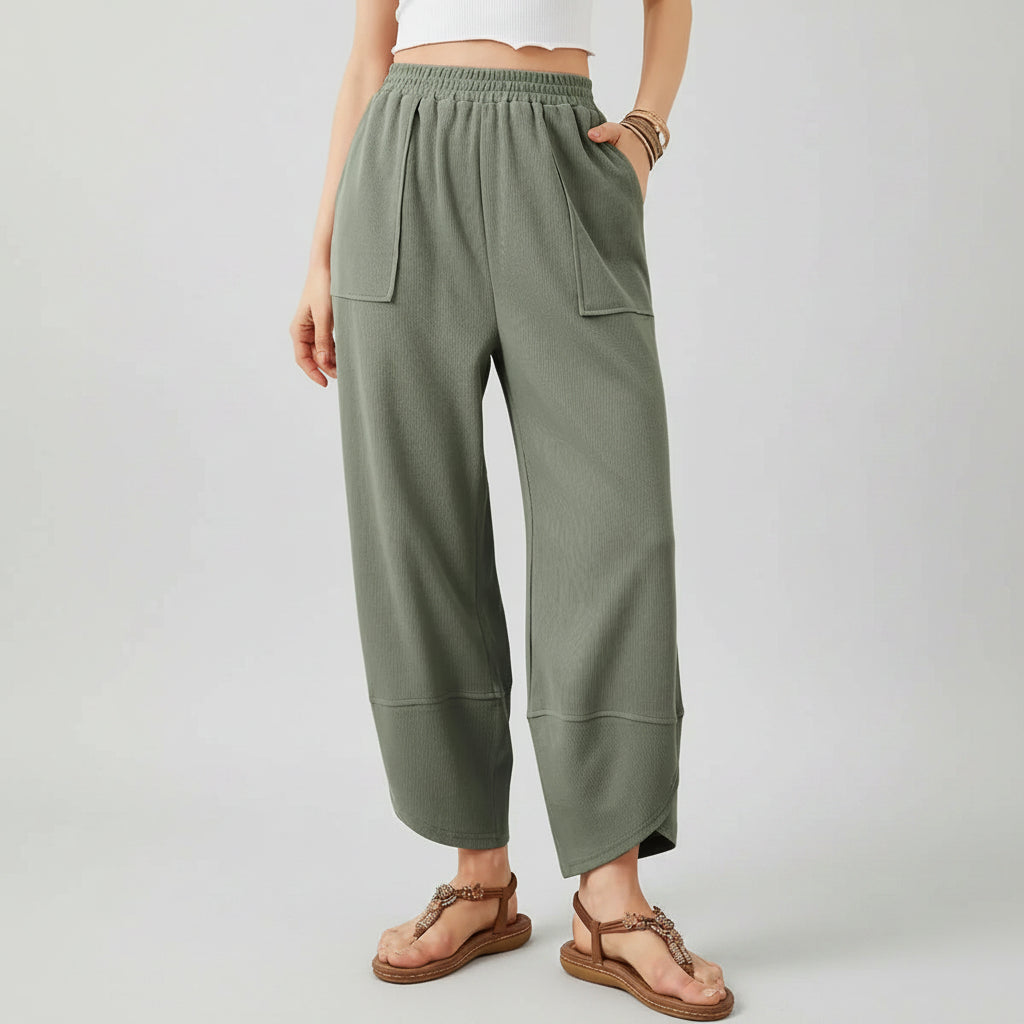 CLEARANCE SALE🔥Women Pants Casual Loose Fit Straight Leg Lightweight Summer Trousers