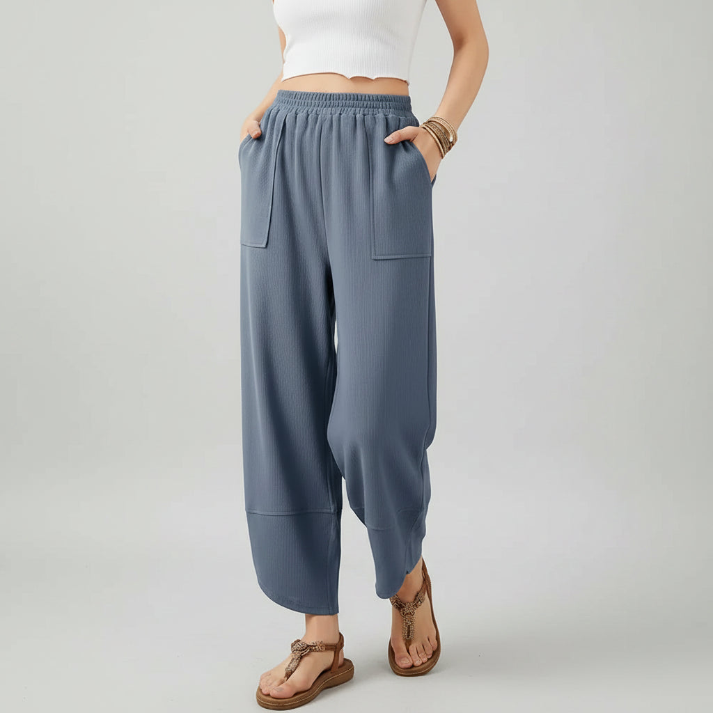 CLEARANCE SALE🔥Women Pants Casual Loose Fit Straight Leg Lightweight Summer Trousers