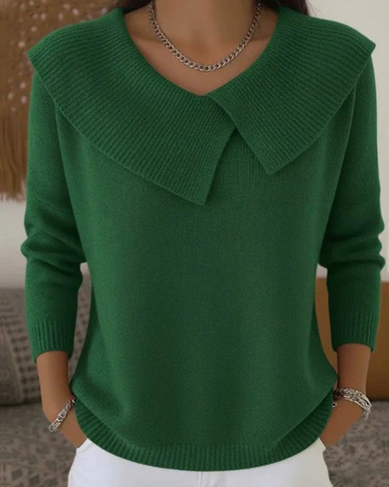 Effortless Comfort Ribbed Knit Sweater