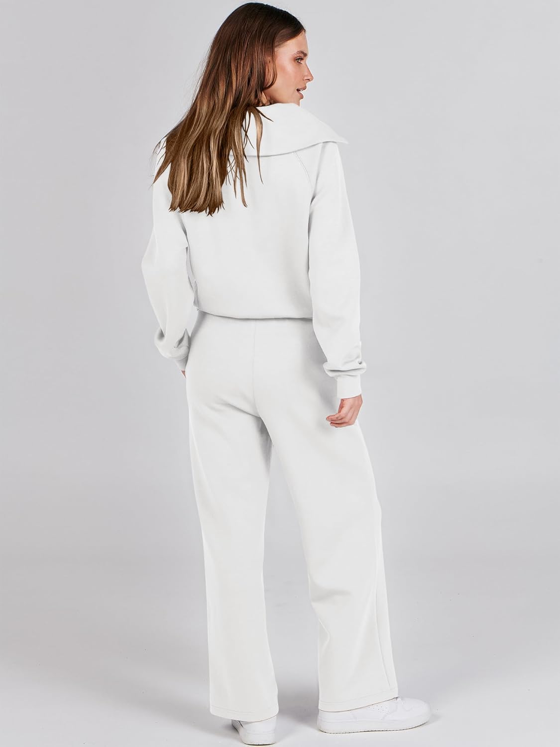 2024 Fall Trendy Outfits Oversized Two Piece Sweatsuit