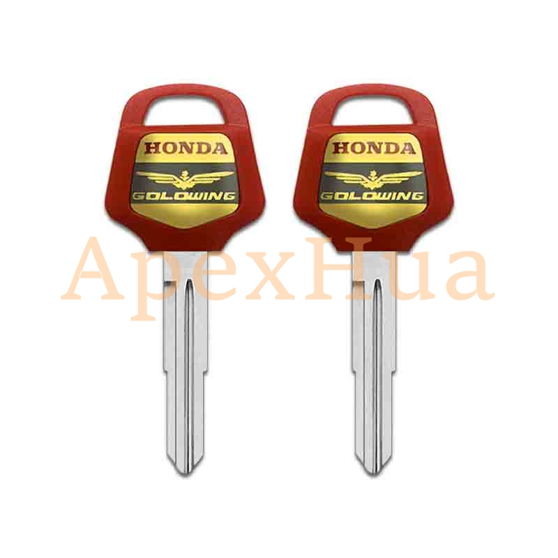 otorcycle key, suitable for: Honda cruiser Gold Wing GL1500/1800 13-14-15 years key blank(can be placed anti-theft chip)