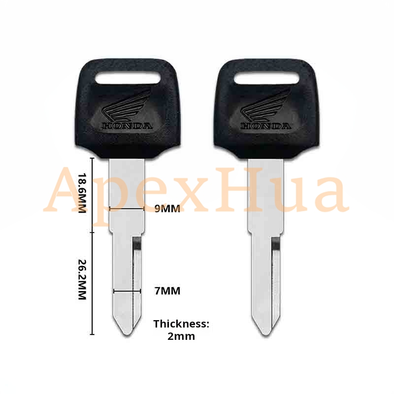 motorcycle key, suitable for: Wuyang Honda CB400VT250 Hornet old model modified universal motorcycle key embryo