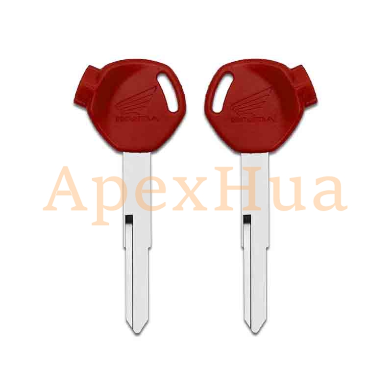 motorcycle key, suitable for: Honda Xindazhou Wuyang WH100 Joy 125CC Jiaying motorcycle key blank(including magnet)