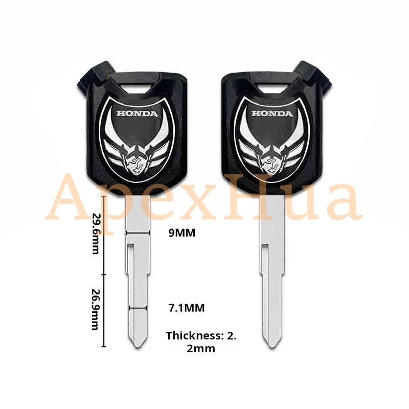 motorcycle key, suitable for: Honda LEAD125 Sky Blade Thai Scimitar Uke motorcycle key embryo(including magnet)