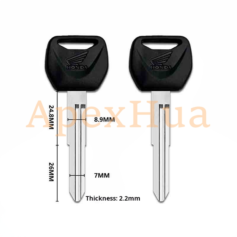 motorcycle key, suitable for: Honda CBF300 VFR800 Silver Wing 400/600 NT700V motorcycle key blank