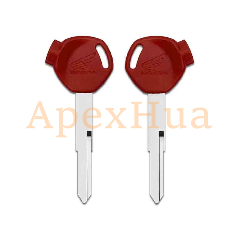 motorcycle key, suitable for: Honda Xindazhou Wuyang WH100 Joy 125CC Jiaying motorcycle key blank(including magnet)