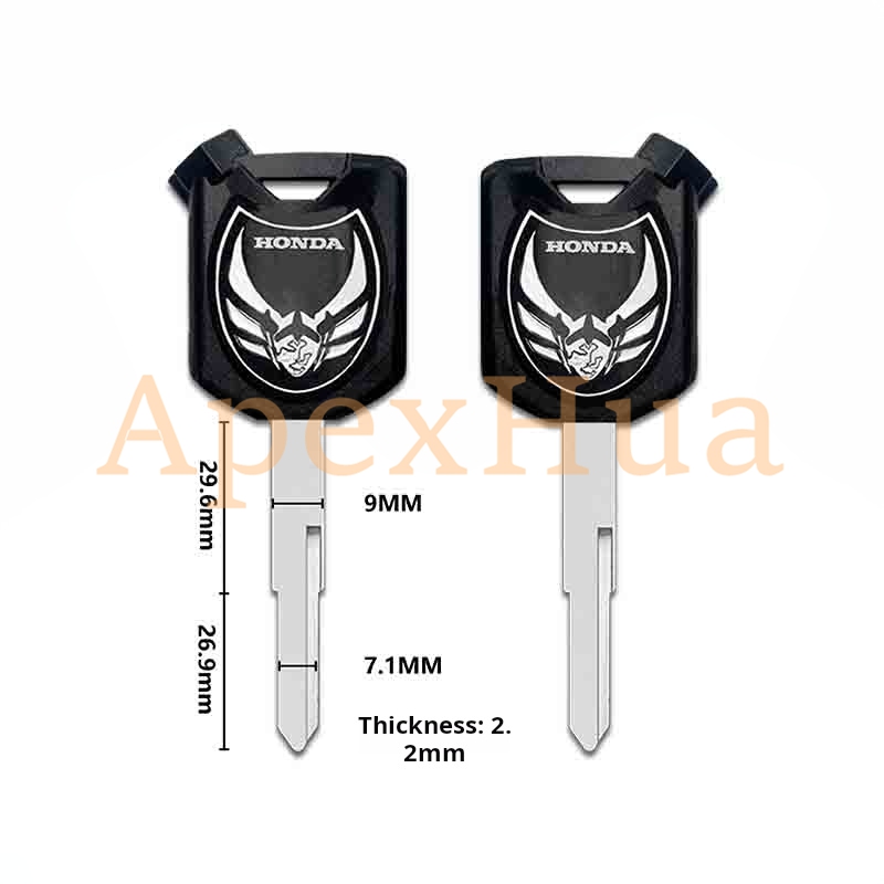 motorcycle key, suitable for: Honda LEAD125 Sky Blade Thai Scimitar Uke motorcycle key embryo(including magnet)