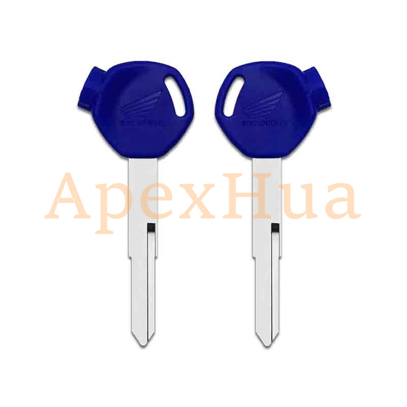 motorcycle key, suitable for: Honda Xindazhou Wuyang WH100 Joy 125CC Jiaying motorcycle key blank(including magnet)