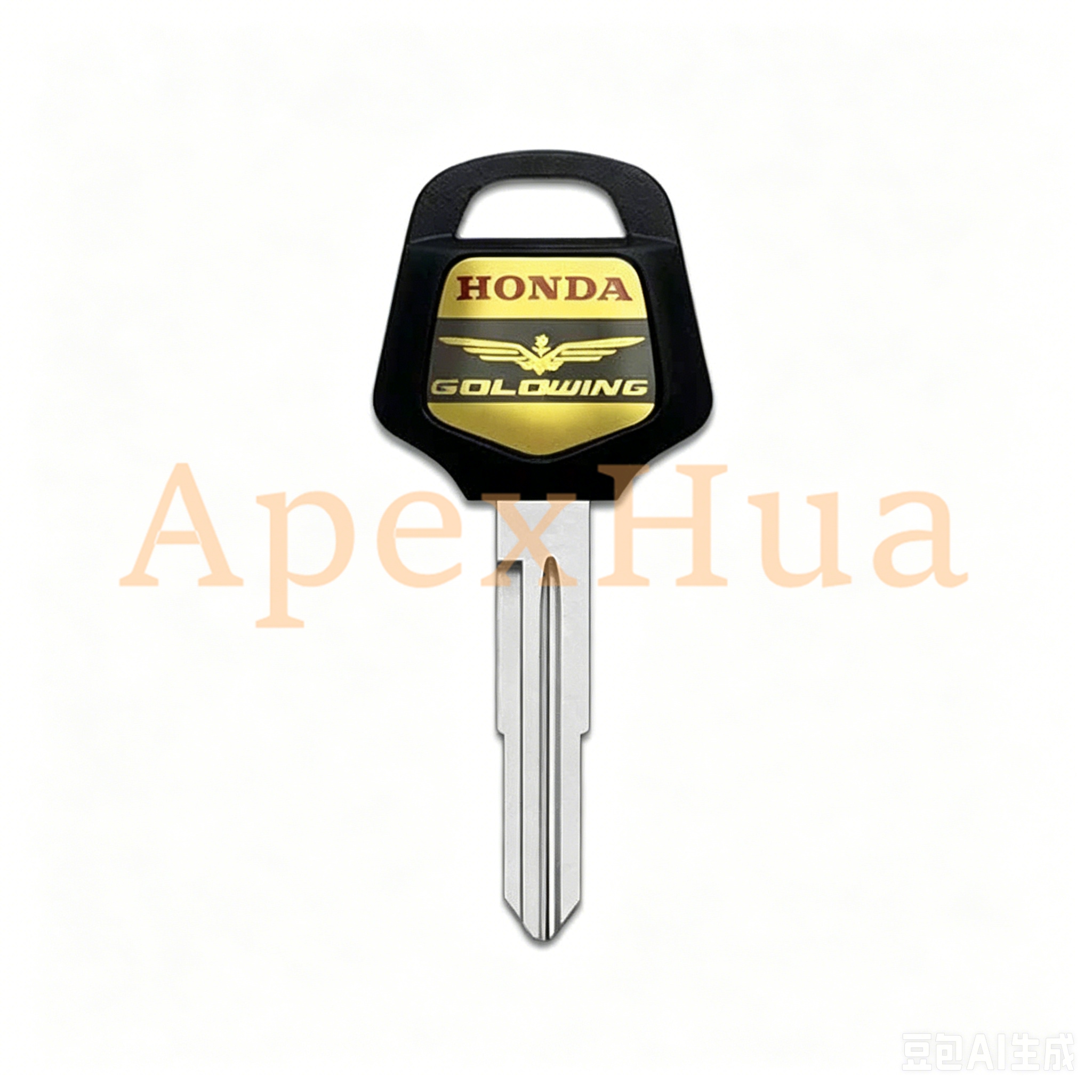 otorcycle key, suitable for: Honda cruiser Gold Wing GL1500/1800 13-14-15 years key blank(can be placed anti-theft chip)