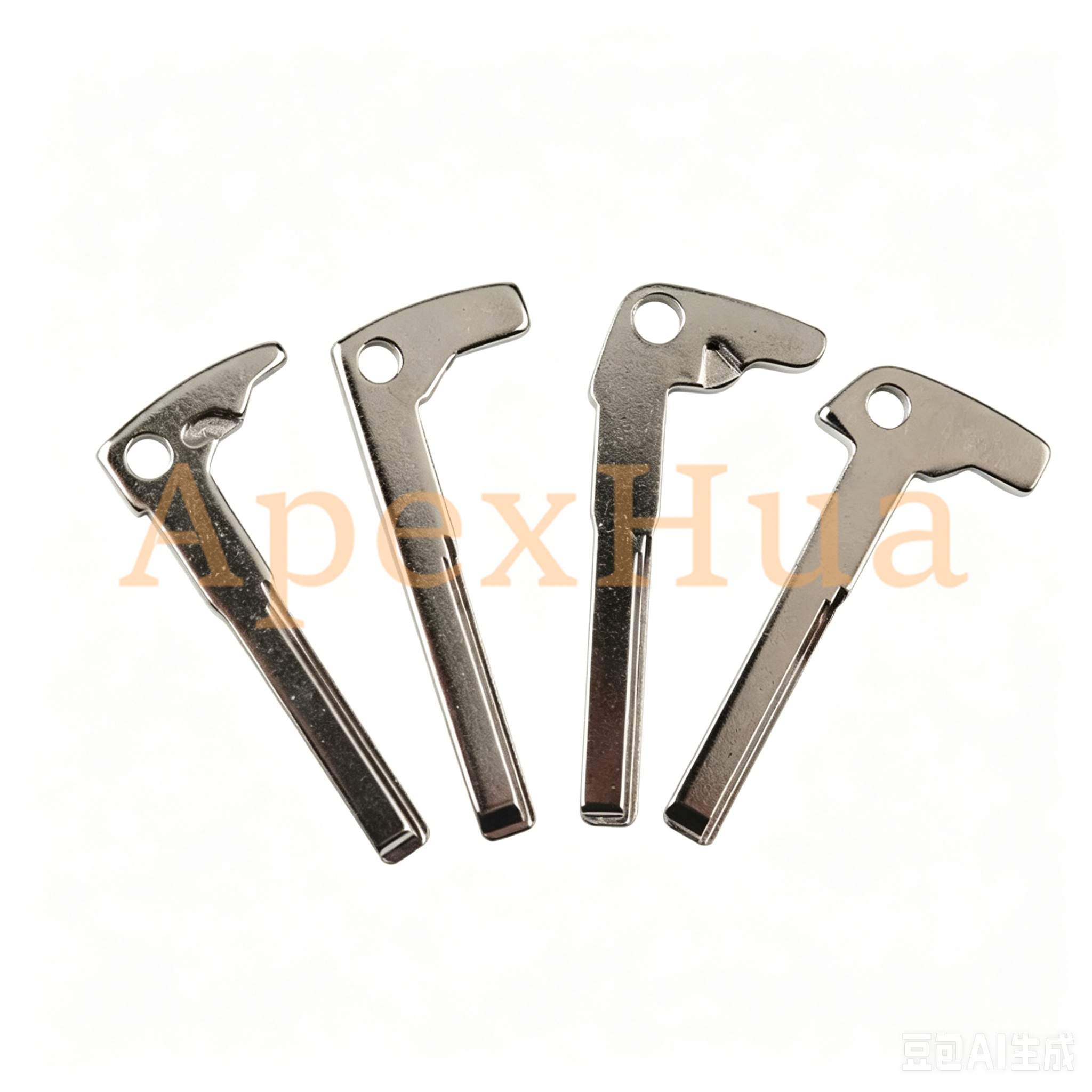 Mechanical Key for Mercedes-Benz, Smart Card Emergency Key, Metal Key Blank, Spare Use