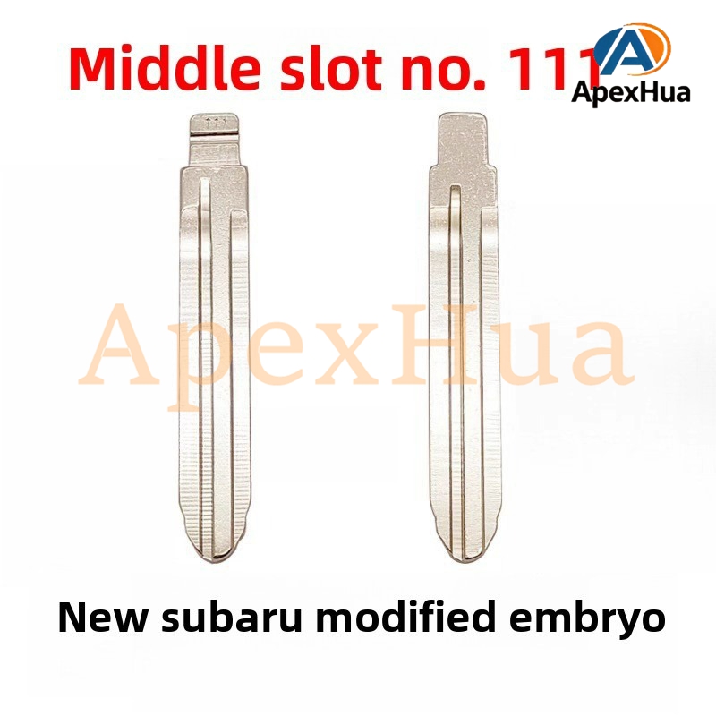 Middle Groove 111# Modified Brass Folding Key Blade Replacement for New Subaru Forester Car Remote Key