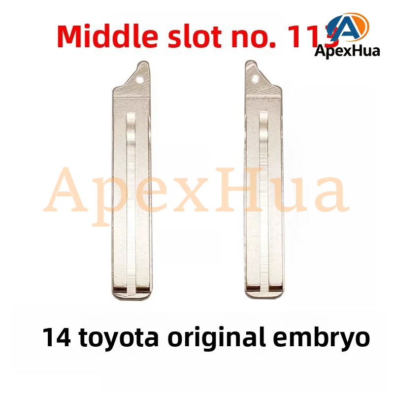 Original Style 113# Folding Key Blank Replacement Head for 2014 Toyota
