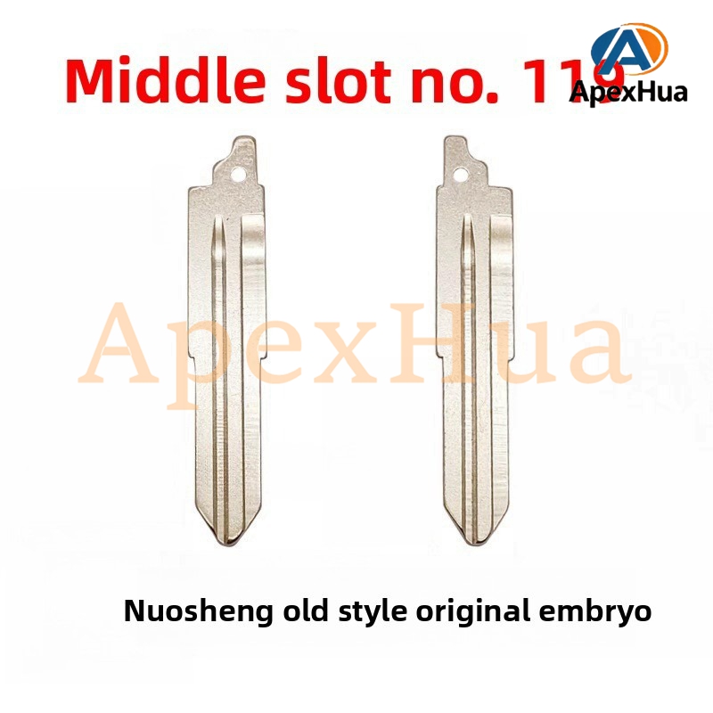 Original Style 119# Brass Folding Key Blank Replacement for Old Hyundai Yusheng