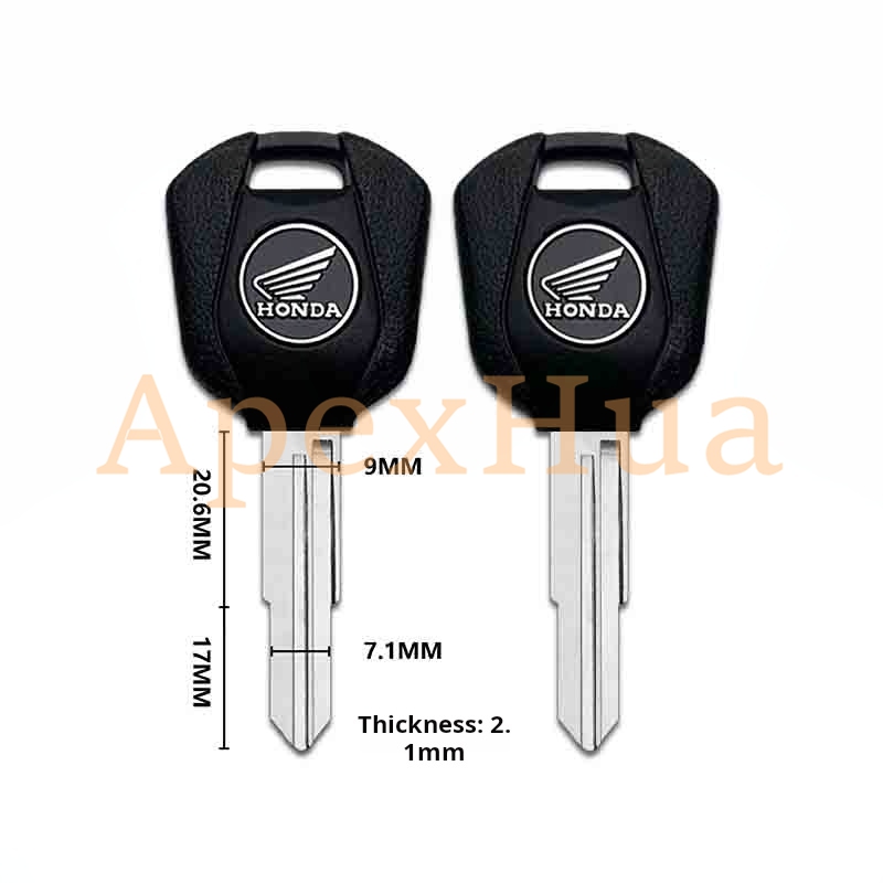 motorcycle key, suitable for: Honda Cruise GL1800 Gold Wing 1800 key embryo key embryo(can be placed anti-theft chip)