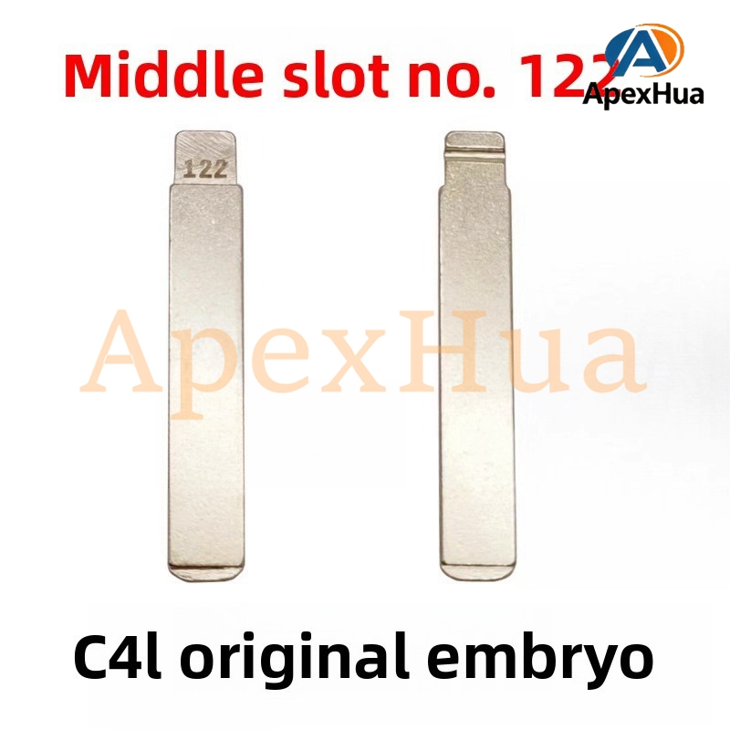 Original Style 122# Brass Folding Key Blank for Citroen C4L Factory Remote Key
