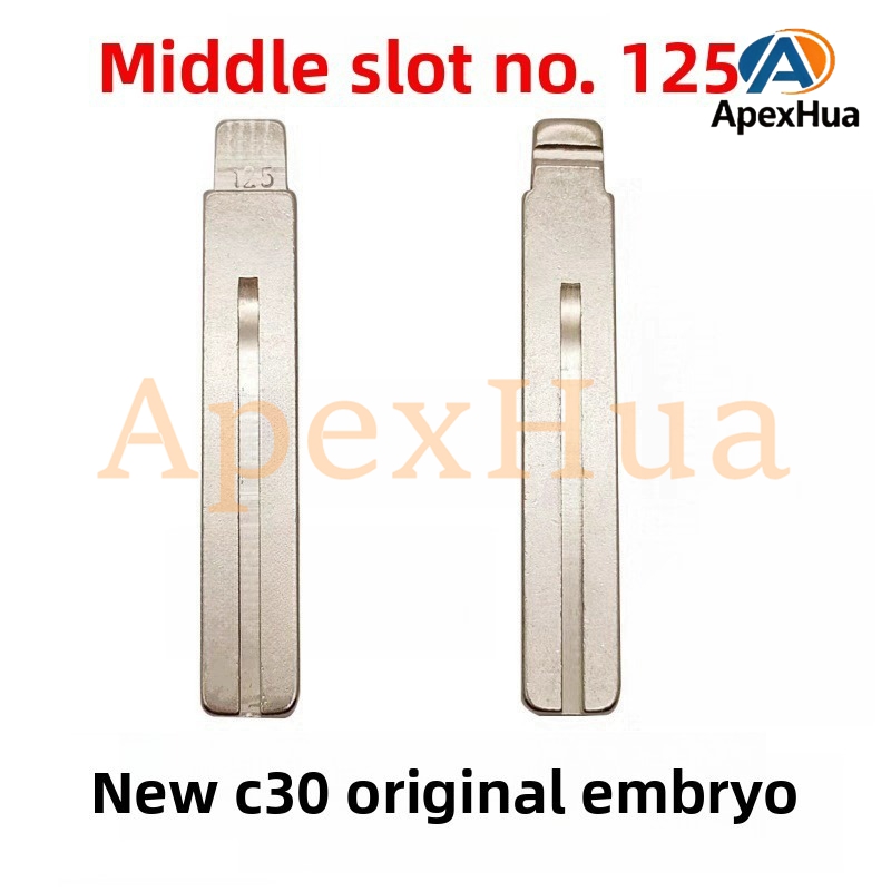 Original 125# Factory Metal Folding Key Blade Replacement for Great Wall C30 Car Remote Key