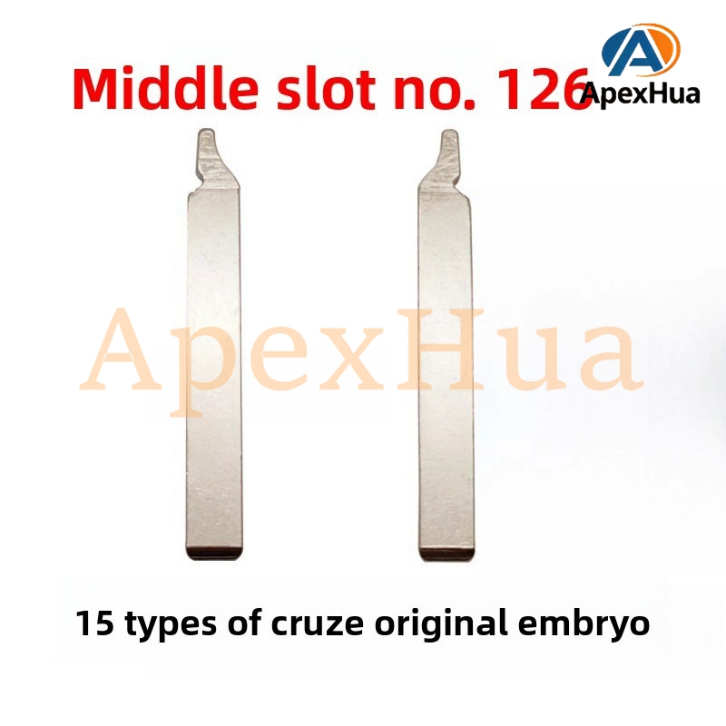 Original Style 126# Folding Key Blank Replacement Head for 2015 Chevrolet Cruze Remote Key
