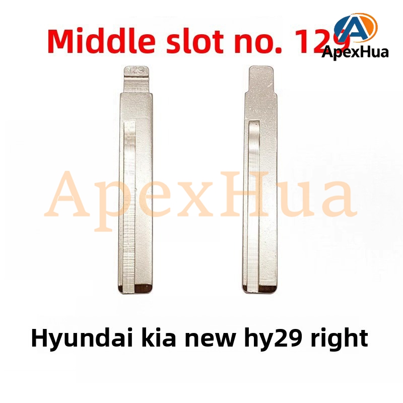 Middle Groove 129# HY20 Right Groove Metal Folding Key Blank for New Hyundai Kia Remote Key