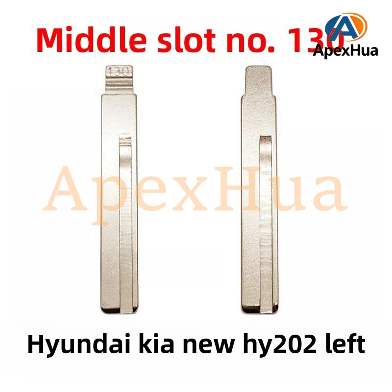 Middle Groove 130# HY20 Left Groove Brass Folding Key Blank, Modified for New Hyundai Kia