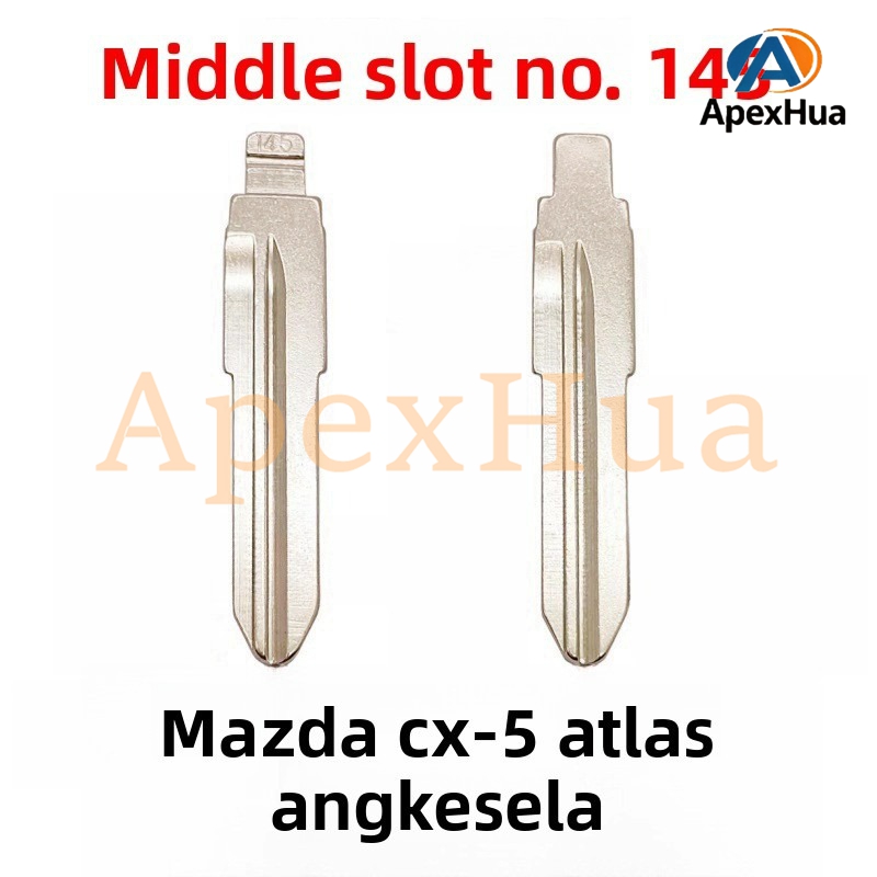 Middle Groove 145# Folding Modified Key Blank for New Mazda 3 CX-5 Axela