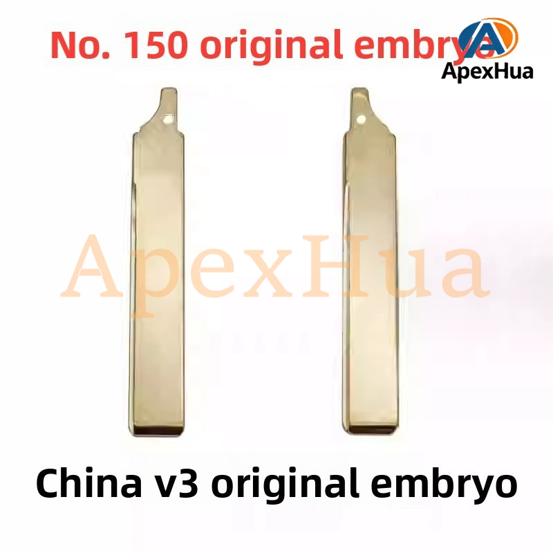 Original Style 150# Internal Milling Metal Folding Remote Key Blank for Chinese Vehicles