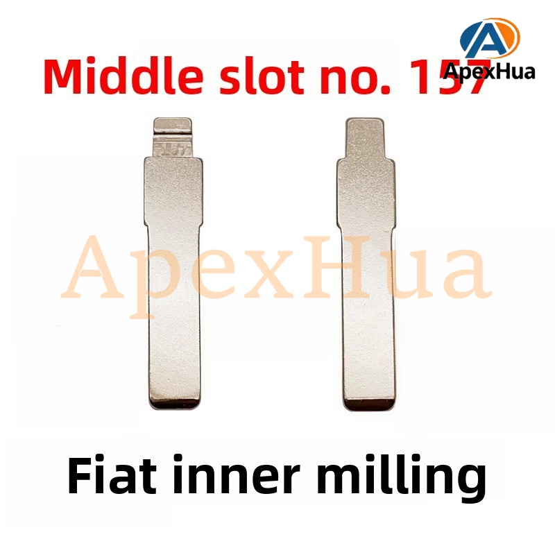 Middle Groove 157# Internal Milling Modified Folding Key Blank for Fiat