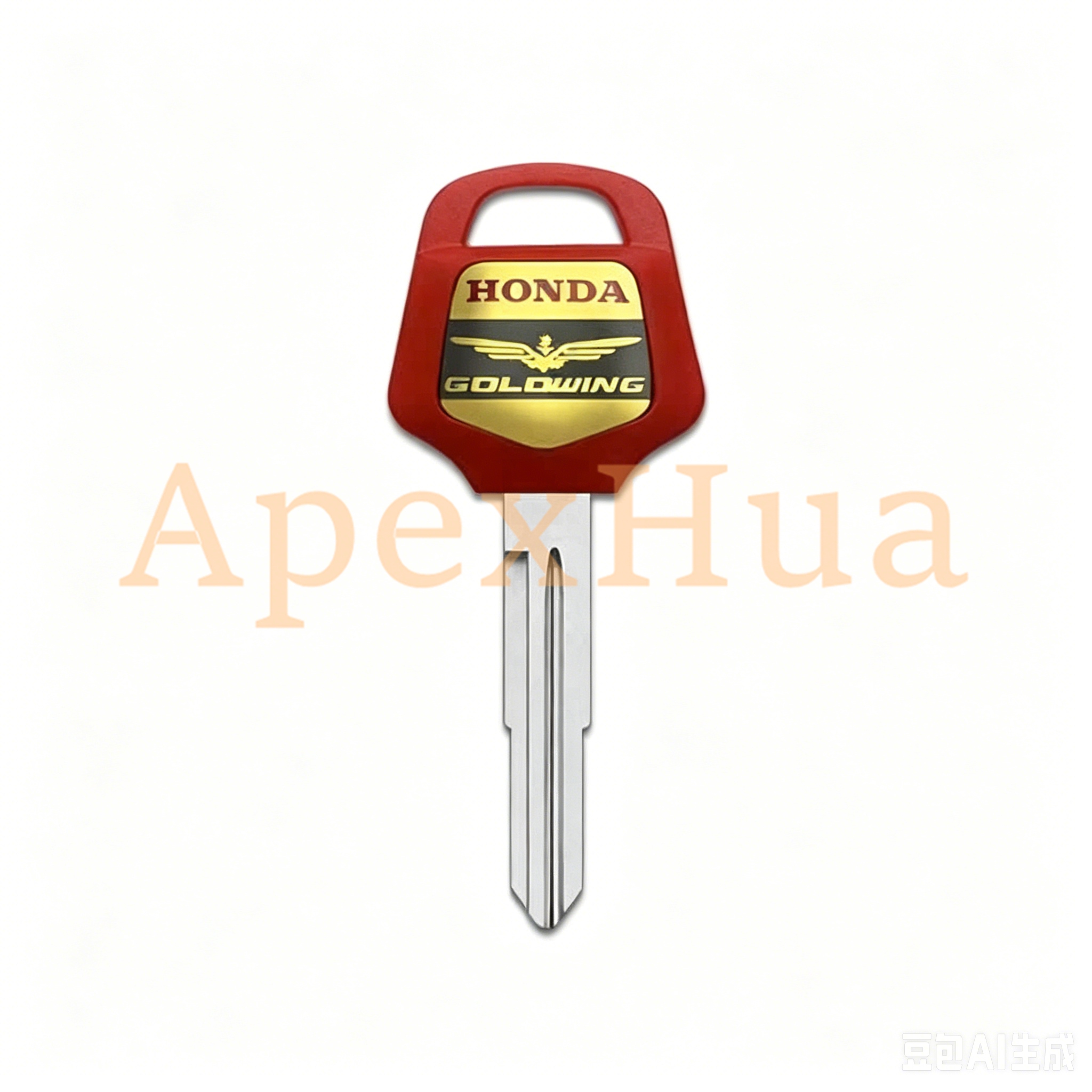 otorcycle key, suitable for: Honda cruiser Gold Wing GL1500/1800 13-14-15 years key blank(can be placed anti-theft chip)